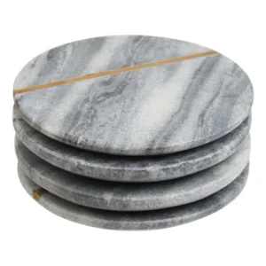 Grey Marble Coasters - Image 2