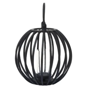 Matte Black Birdcage Lantern - Image 4