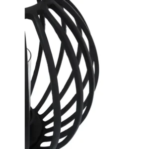 Matte Black Birdcage Lantern - Image 7