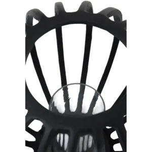 Matte Black Birdcage Lantern - Image 8