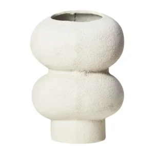 Textured White Bubble Vase - Image 2