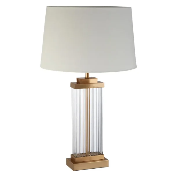 Zara Gold & Glass Table Lamp