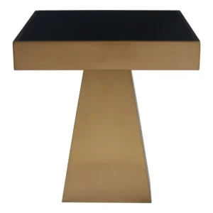 Lynox Square Gold Side Table - Image 2