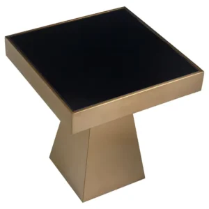 Lynox Square Gold Side Table - Image 5