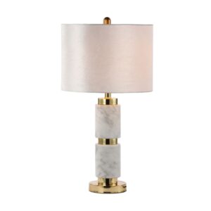 Aura White Marble Table Lamp - Image 3