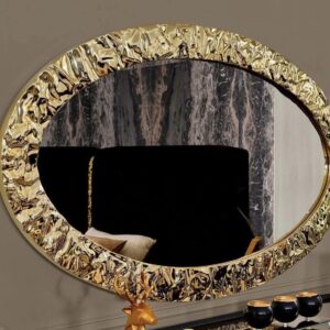 gold mirror wall luxury