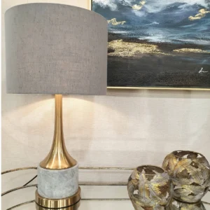 Athena Marble & Brass Table Lamp