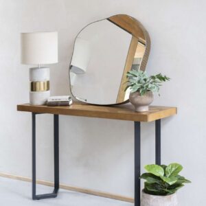 Arlo Concrete & Gold Table Lamp