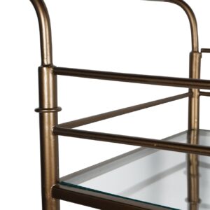 Laura Ashley Brass Drinks Trolley - Image 6