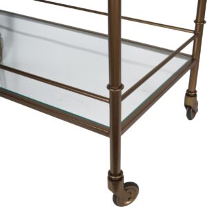 Laura Ashley Brass Drinks Trolley - Image 5