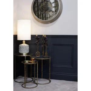 Celeste Mirror Top Nesting Tables – Set of 3