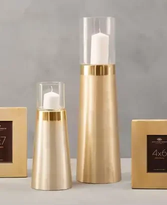 Astrid Gold Candle Holder