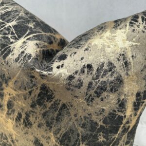 This luxurious fabric has a slight sheen to it, it's stunning black and gold colour really emphasizes it's depth with the lovely texture running all throughout.