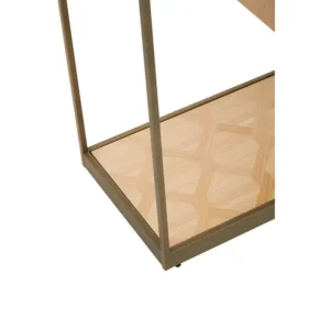 Marseille Oak and Brass Display Unit - Image 5