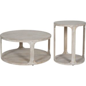 Arlo White-Wash Coffee Table - Image 4