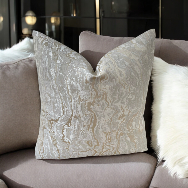 The Champagne Marble Cushion