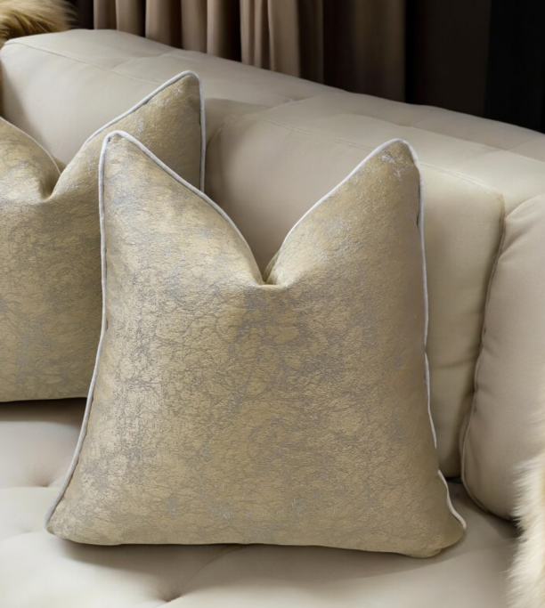 The Gold Jardin Cushion