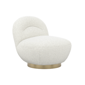 Elara Gold Base Swivel Chair - Image 2