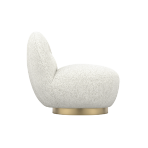 Elara Gold Base Swivel Chair - Image 5