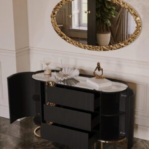 Lyon Chest of Drawers & Mirror - Image 11