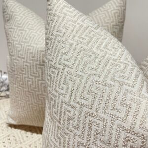 The Anthea Beige Cushion - Image 4