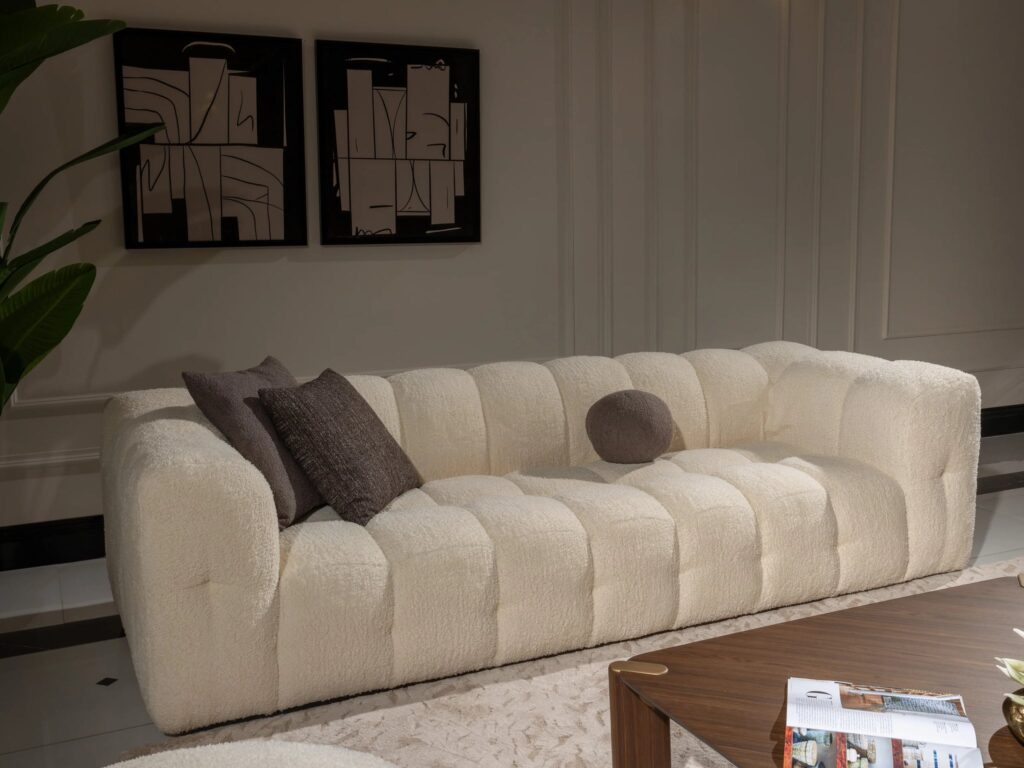 Cloud Bubble Chaise Corner: For Ultimate Relaxation The Cloud Bubble Chaise Corner is another standout piece from Luxura’s bubble sofa collection. This sectional sofa includes a built-in chaise, perfect for stretching out and relaxing after a long day. Its curvaceous design makes it an eye-catching centerpiece in any room, while its luxurious cushioning ensures that comfort is never compromised. Searches for chaise sectional sofa have surged recently, reflecting homeowners' desire for seating options that combine style with extended lounging space. This bubble-style chaise corner fits seamlessly into modern, Scandinavian, or even eclectic interior designs, making it versatile for a wide range of tastes.