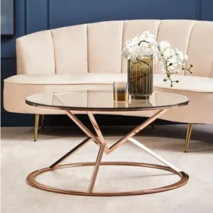 Valencia Rose Gold Coffee Table - Image 2