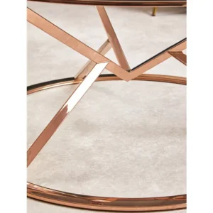 Valencia Rose Gold Coffee Table - Image 4