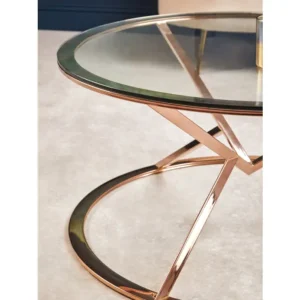 Valencia Rose Gold Coffee Table - Image 3