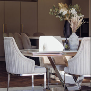 Evelina Marble Dining Set - Image 5