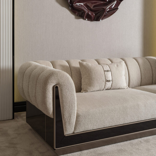 luxury cream sofa