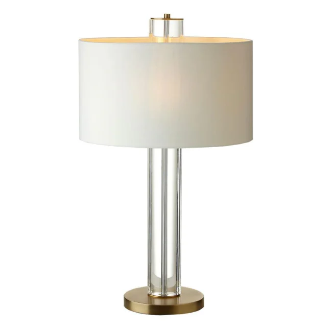 Lunetta Crystal & Brass Table Lamp