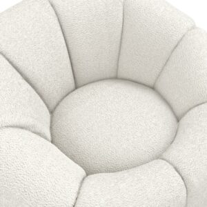 Mila Boucle Swivel Chair - Image 10