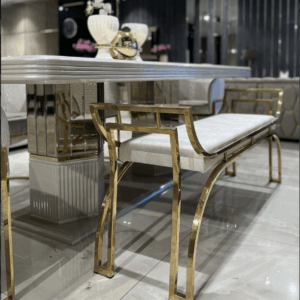 gold bench