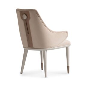 Serenity Dining Chair With Wood & Marble Inlay - Image 3