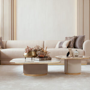 Stylish Cannes Corner Sofa in Neutral Beige – Comfortable, Space-Saving Sectional for Family Rooms