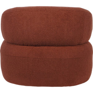 Nyra Boucle Accent Chair Terracotta - Image 6