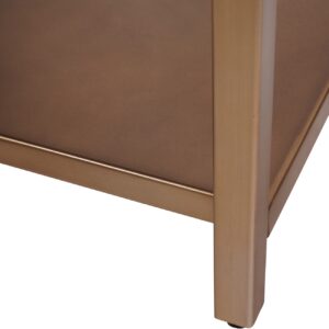 Hampton Shelving Unit Brushed Champagne - Image 5