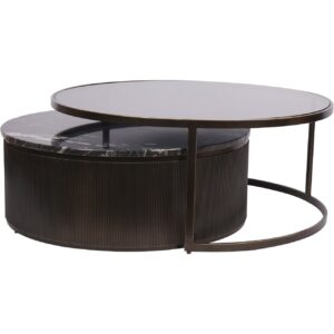 Knightsbridge Black Coffee Table Set of 2 - Image 6