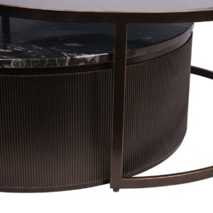 Knightsbridge Black Coffee Table Set of 2 - Image 7