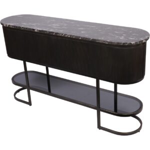 Knightsbridge Black Console Table - Image 8