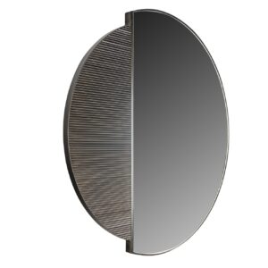 Knightsbridge Bronze Wall Mirror 90cm - Image 5