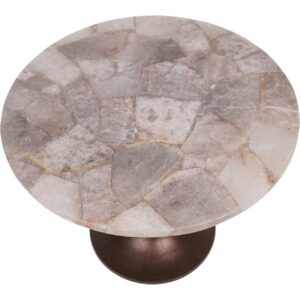 Solis Smokey Quartz Side Table - Image 2