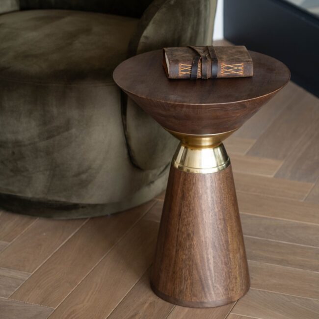 Valmont wooden side table