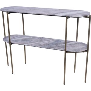 Hudson Marble Top and Base Console Table - Image 2