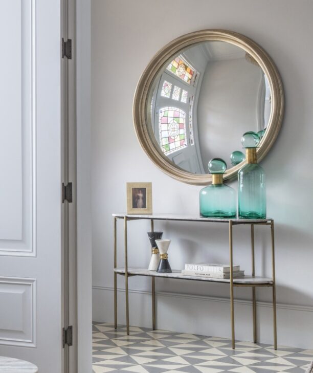 Hudson Marble Top and Base Console Table