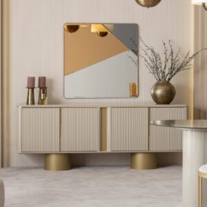 Milano cream and gold Sideboard