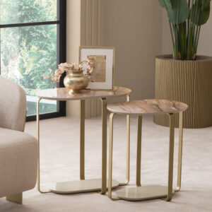 marble nesting tables