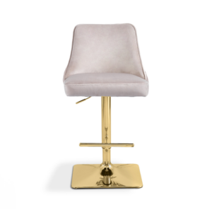 Monroe Taupe and Gold Bar Stool - Image 6