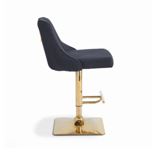 Monroe Black and Gold Bar Stool - Image 6